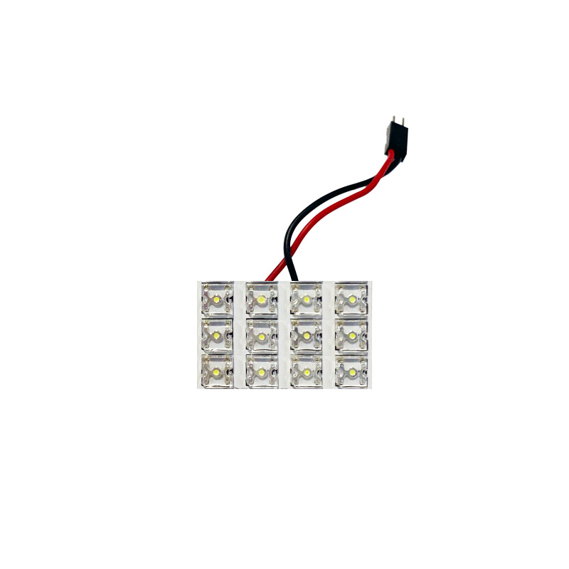 Led Πλαφονιέρας 12 Led 12volt Με 5 Αντάπτορες Λευκό 1 Τεμάχιο