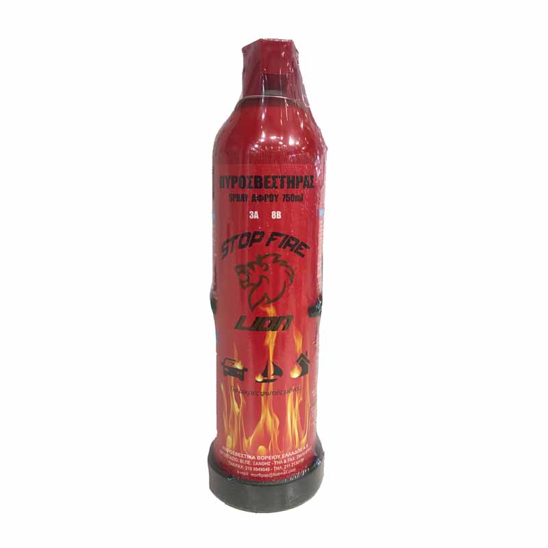 Πυροσβεστήρας Αφρού 750ml Με Πλαστική Βάση