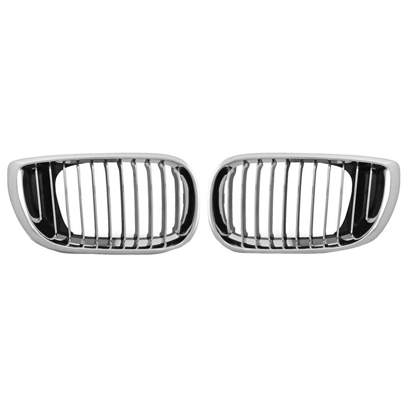Καρδιές Μάσκας Για Bmw 3 E46 02-05 Sedan/Touring Χρωμίου 2 Τεμάχια