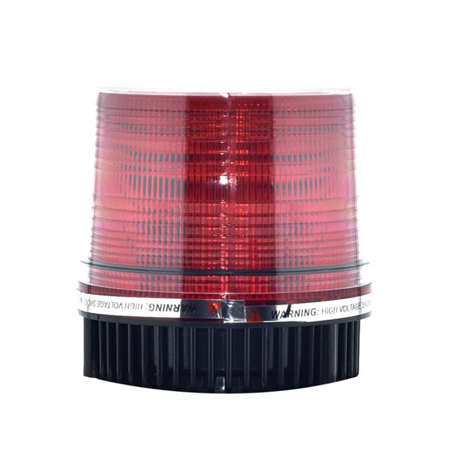Φάρος Ασφαλείας Αυτοκινήτου Μαγνητικός Led 12V /24V 10,5x11.5cm Κόκκινος