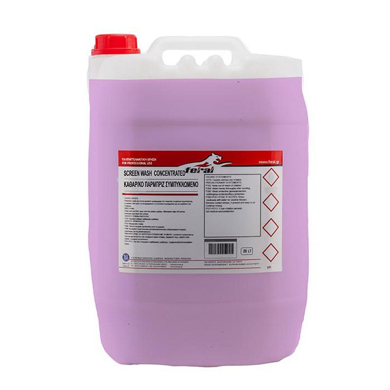 Καθαριστικό Καλοκαιρινό Παρμπρίζ Κατά Των Εντόμων Συμπυκνωμένο Feral 20LT