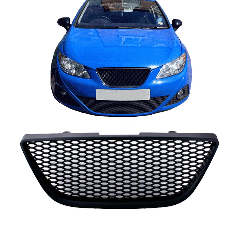 Μάσκα Για Seat Ibiza 6J 08-12 Κυψελωτή Μαύρη 1 Τεμάχιο