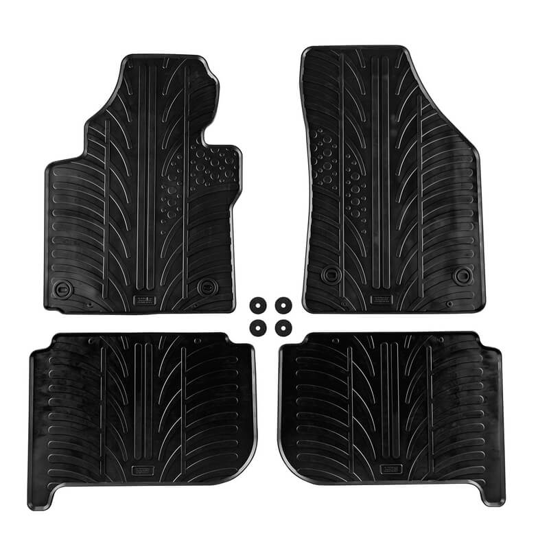 Πατάκια Αυτοκινήτου Gledring 0067 VW Touran 2003-2015 Μαύρο 4 Τεμάχια