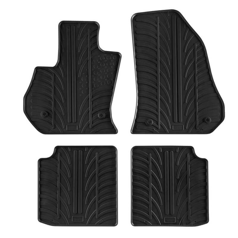 Πατάκια Αυτοκινήτου Gledring 0145 Fiat 500L 2012- Μαύρο 4 Τεμάχια