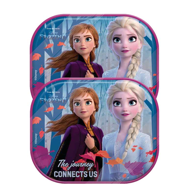 Ηλιοπροστασίες Κουρτινάκια Πλαϊνά Frozen 2 Με Πόστερ Χρωματιστμού 44 x 36 cm 2 Τεμάχια