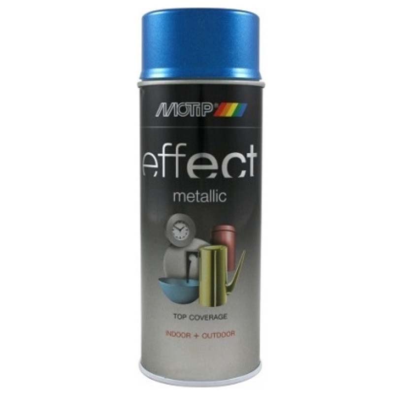 Σπρέι Βαφής Μπλε Με Μεταλλικό Εφέ Motip Effect 302509 400ml