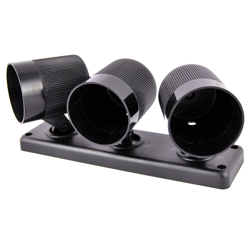 Βάση Για Όργανα Ταμπλό Τριπλή (3 x 50mm) Ρυθμιζόμενη Μαύρη Auto Gauge