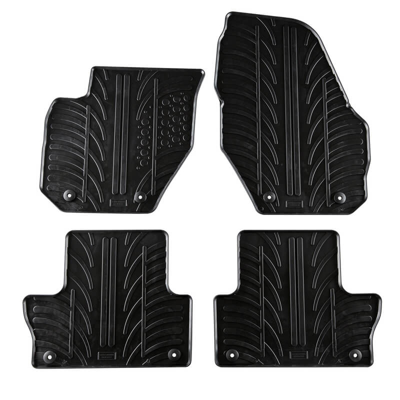 Πατάκια Αυτοκινήτου Gledring 0387 Volvo XC60 2008-2017 Μαύρο 4 Τεμάχια