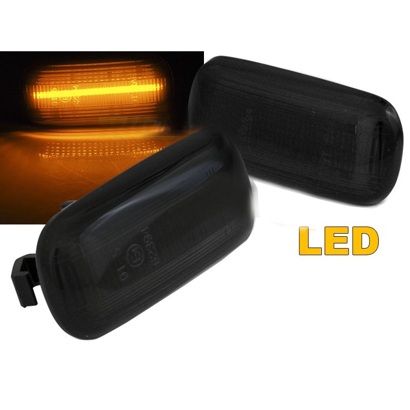 Πλαϊνά Φλας Φτερού Για Audi A3 8P 03-08 / A4 B6/B7 00-07 / A6 C6 02-05 Allroad / A8 D3 04-09 / TT 8J 06-11 Led Smoke 2 Τεμάχια