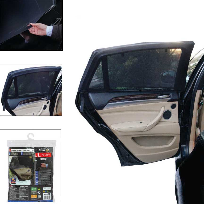 Ηλιοπροστασίες Κουρτινάκια Πλαϊνά Flexible Sunshade Large 105 x 56 cm WINDRTL
