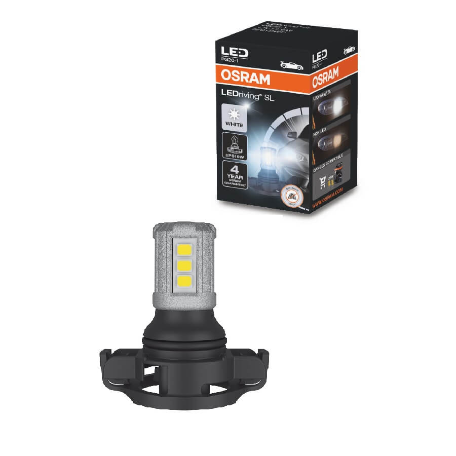 Λάμπα Led PS19W PG20-1 12volt 1.6 watt 6000k Osram 5201DWP 1Τεμάχιο