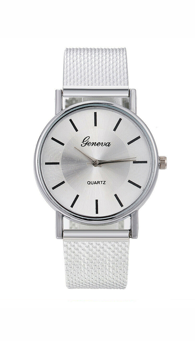 Γυναικείο Ρολόι Χειρός Yeneva Λευκό