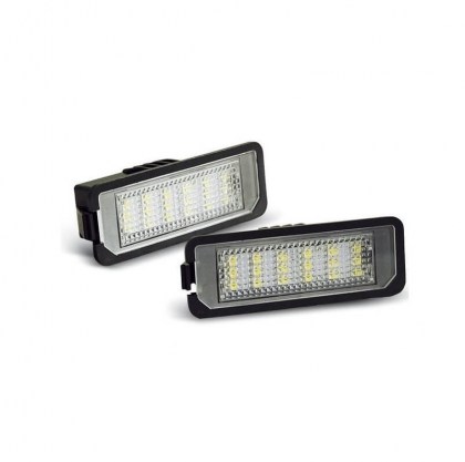 Led Φαναράκια Πινακίδας Για Vw Golf, Passat, Polo, Beetle, Eos, Phaeton, Lupo Ζευγάρι 2 Τεμάχια