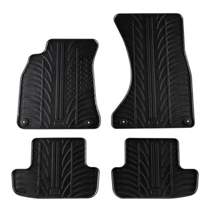 Πατάκια Αυτοκινήτου Gledring 0241 Audi A4 B8 Coupe 2007-2016 Μαύρο 4 Τεμάχια