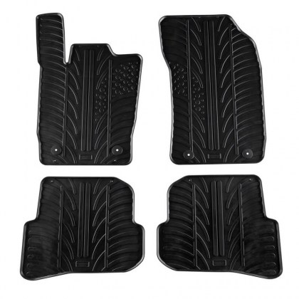 Πατάκια Αυτοκινήτου Gledring 0244 Audi A1 8X 2010-2018 Μαύρο 4 Τεμάχια