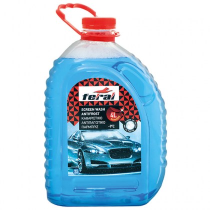 Καθαριστικό Αντιπαγωτικό Παρμπρίζ -9oC Feral 4LT