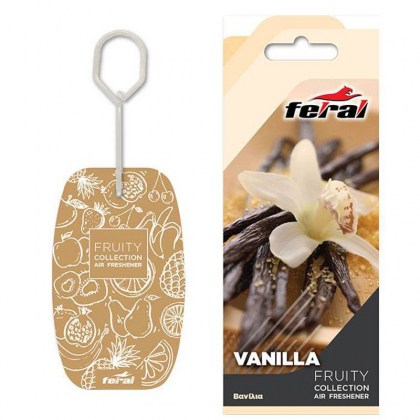 Αρωματικό Αυτοκινήτου Κρεμαστό Feral Fruity Collection Βανίλια