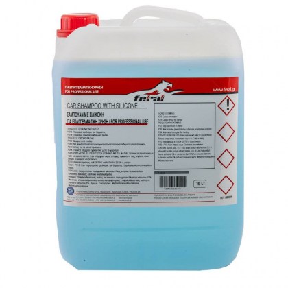 Σαμπουάν Αυτοκινήτου Με Σιλικόνη Feral 10LT