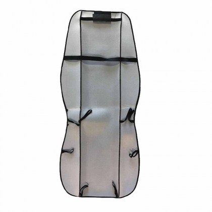 Πλατοκαθίσματα Μπροστινά Alcadara Μαύρο-Γκρι Super Fresh 2 Τεμάχια