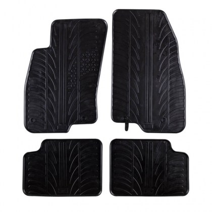 Πατάκια Αυτοκινήτου Gledring 0130 Fiat Grande Punto 2005-2010 Μαύρο 4 Τεμάχια