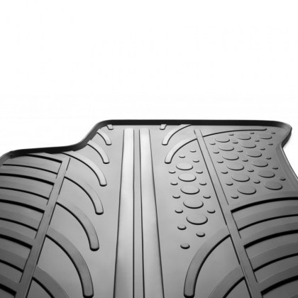 Πατάκια Αυτοκινήτου Gledring 0133 Fiat 500 2007-2012 Μαύρο 4 Τεμάχια