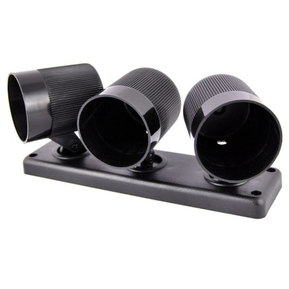 Βάση Για Όργανα Ταμπλό Τριπλή (3 x 50mm) Ρυθμιζόμενη Μαύρη Auto Gauge
