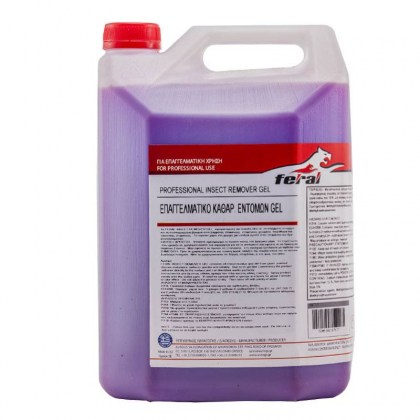 Καθαριστικό Καλοκαιρινό Παρμπρίζ Κατά Των Εντόμων Gel Feral 4LT