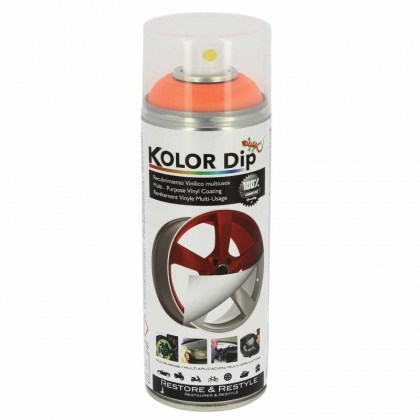 Επικάλυψη Βινυλίου Πορτοκαλί Kolor Dip 400ml 1 Τεμάχιο