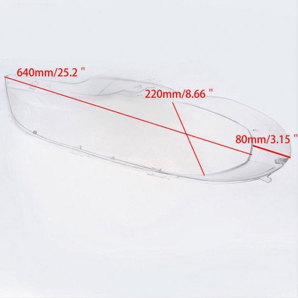 Κρύσταλλα Φαναριών Για Bmw X5 E70 07-13 Ζευγάρι 2 Τεμάχια