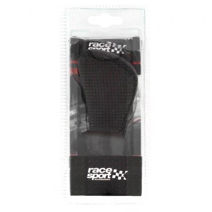 Πόμολο Λεβιέ Ταχυτήτων Universal Μαύρο Με Μαύρες Ραφές Τρυπητό Οβάλ Για Ανασηκώμενη Όπισθεν 37078