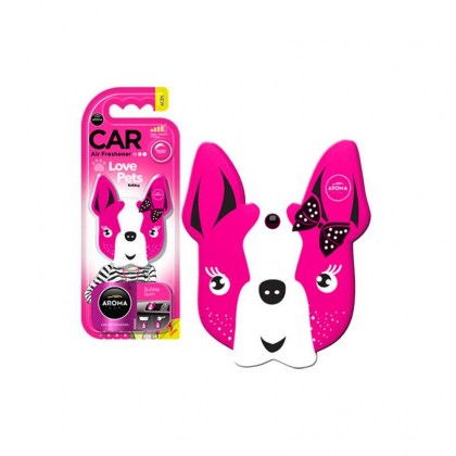 Αρωματικό Αυτοκινήτου Κρεμαστό Dog Aroma Με Άρωμα Τσιχλόφουσκα