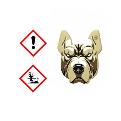 Αρωματικό Αυτοκινήτου Κρεμαστό Angry Dogs Pitbull Aroma Με Άρωμα Fresh Linen