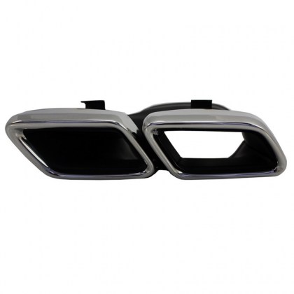 Μπούκες Εξάτμισης Για Mercedes-Benz C-Class W205 / E-Class W213 / S-Class W222 / GLE C292 / GLE W166 / GLC W253 Amg Look 2 Τεμάχια