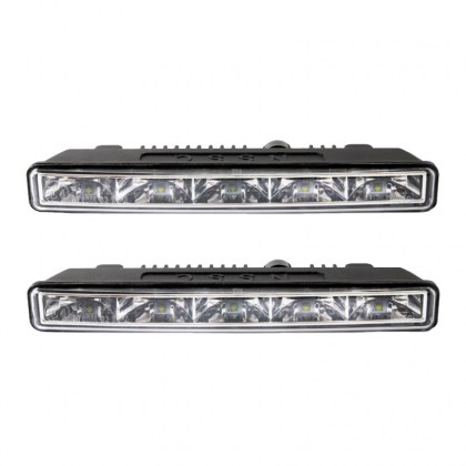 DRL Set Φώτα Ημέρας Universal DRL 501 HP Mini 12-24 Volt 10.64 Watt 187 x 23.5 x 46mm 2 Τεμάχια