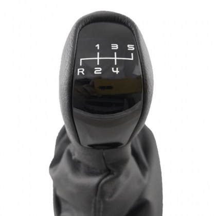 Πόμολο Λεβιέ Ταχυτήτων Με Φυσούνα Μαρκέ Μαύρο Για Mercedes C-Class W203 Με 5 Ταχύτητες GK0831