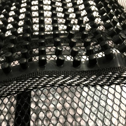 Ανατομικό / Ορθοπεδικό Στήριγμα Πλάτης / Massage Guard 39.5 x 37.5cm Μαύρο 1 Τεμάχιο 0542