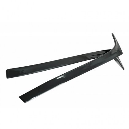 Αεροτομές Πρόσθετα Δεξιά Αριστερά Για VW Golf VII (7 & 7.5) 12-20 Μαύρο Γυαλιστερό Πλαστικό Για Standard Έκδοση 2 Τεμάχια