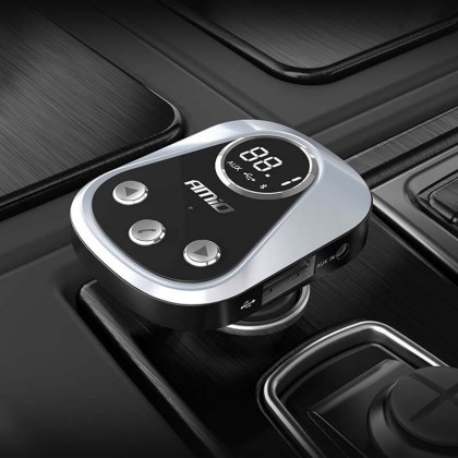 FM Transmiter Με Bluetooth & Φορτιστή 2,4A & App Car Locator & Battey Test BT-02 Amio