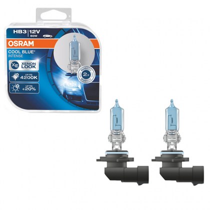 Λάμπες Αλογόνου HB3 9005 12V 60w Cool Blue Intense Osram 9005CBI-HCB 2 Τεμάχια