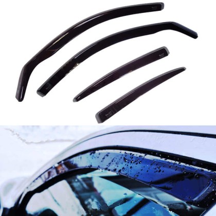 Ανεμοθραύστες Heko Για Bmw 2 F45 Active Tourer (2015+) 5 Πορτο - Φιμέ Χρώμα Σετ 4 Τεμάχια Εμπρός Και Πίσω 11165