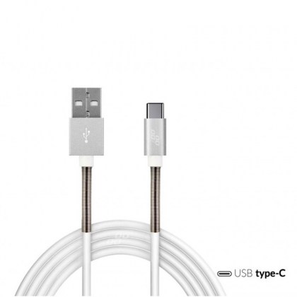 Καλώδιο Φόρτισης & Data USB+USB Type C 100cm FullLINK Amio UC-6