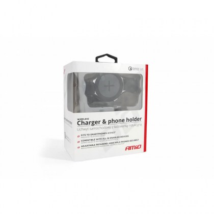 Βάση Κινητού Αυτοκινήτου Με Wireless Charger PHW-03 Για Τηλέφωνα 4,5-6,5