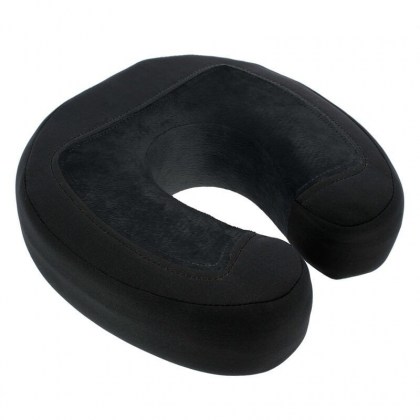 Ανατομικό / Ορθοπεδικό Μαξιλαράκι Υποστήριξης Λαιμού Memory Foam RK19026 27x27x9cm μαύρο 1 τεμάχιο