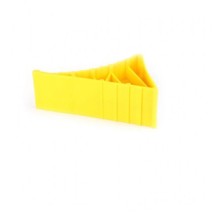 Τάκος Ρόδας Αυτοκινήτου Πλαστικός Κίτρινος 22,5 x 11 x 8cm 1 Τεμάχιο