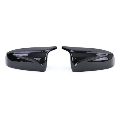 Καπάκια Καθρεφτών Για Bmw X5 E70 06-13 / X6 E71 08-13 M4 Look Γυαλιστερό Μαύρο 2 Τεμάχια