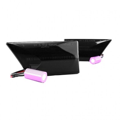 Πλαϊνά Φλας Φτερού Για Opel Vectra C 02-08 / Signum 03-09 Led Dynamic Smoke 2 Τεμάχια