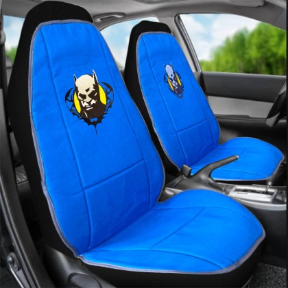 Πλατοκαθίσματα Διπλής Όψης Καραβόπανο DC Comics Batman Urban Legend Μπλε / Γκρι 2 Τεμάχια