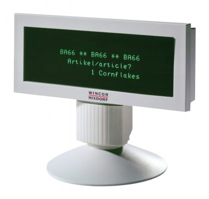 WINCOR NIXDORF POS customer display BA66-1, USB, γκρι