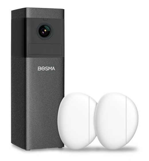 BOSMA smart κάμερα kit X1 Lite λειτουργία hub, pan 360° 1080p, WiFi, PIR