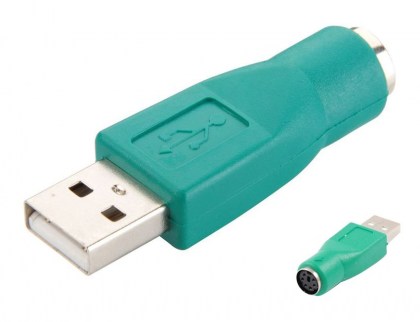 POWERTECH Adapter USB 2.0 σε PS2 θηλυκό